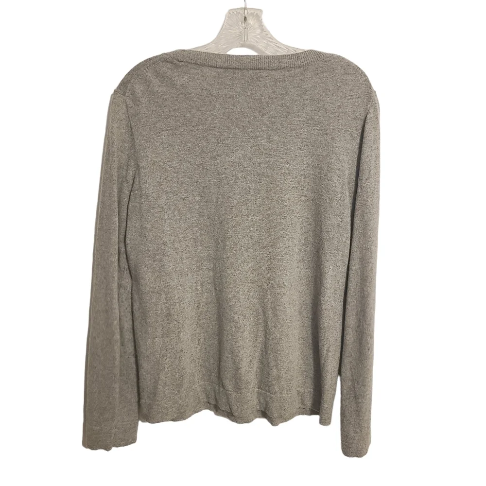 J. Crew Mercantile | Men's Gray Wool Blend Round Neck Sweater (Size Large)